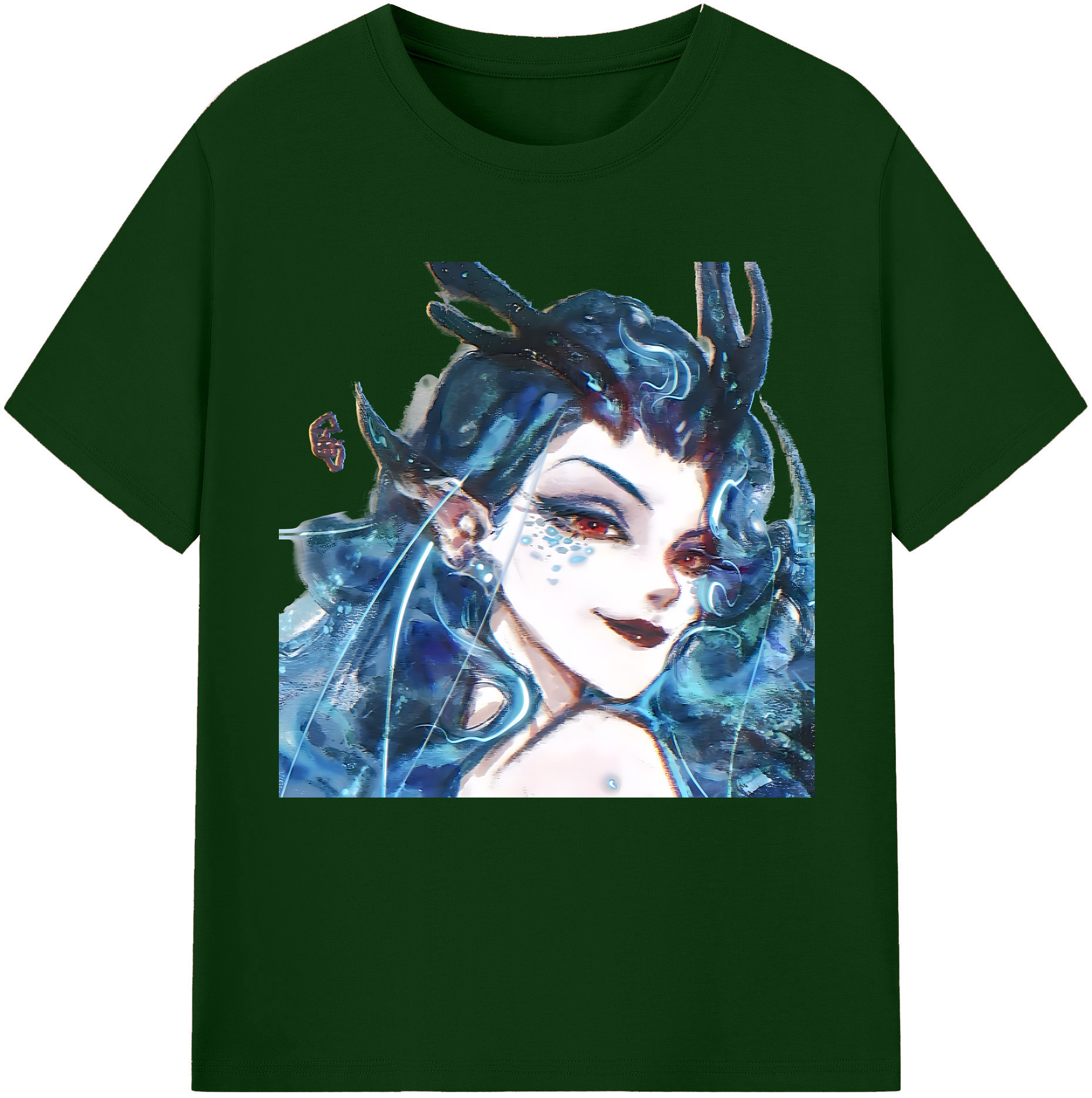 （画像用） Ne Zha 2 ナタ 魔童の大暴れ 綿100％半袖Tシャツ（フロントプリント）